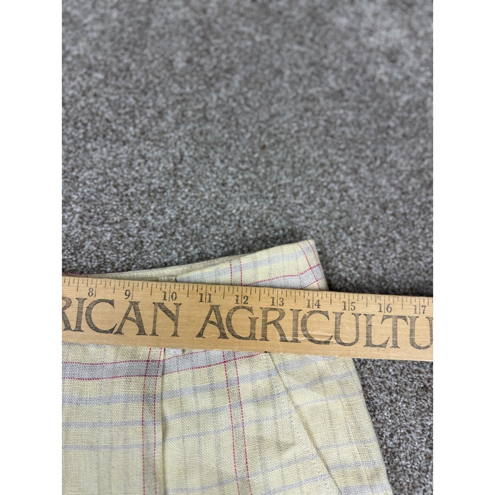 Isabel Marant Yellow Plaid Jean Shorts - Picture 8 of 10